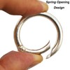 Maydahui 20PCS Spring O Ring Zinc Alloy Spring Clip 4