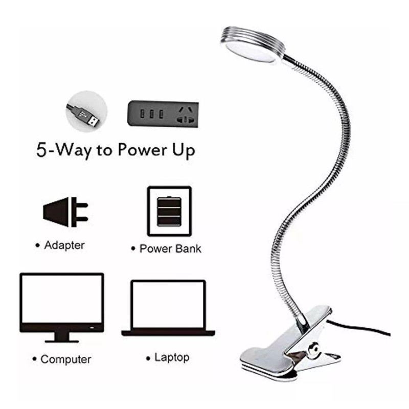 Nuoyatiyu Lámpara De Belleza Usb Led Escritorio Luz Blanco/calida