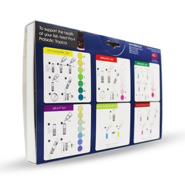 NT Labs Aquarium Lab Multi-Test Kit (6 Key Parameters - Ammonia, Nitrite, Nitrate, pH, General Hardness and Carbonate Hardness), Aquarium Kit, Accurate Results, Up to 200 Tests Combined, Liquid Tests