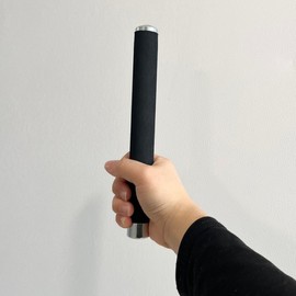 Portable 66cm Extendable Self-Defense Baton Three-Section Baton