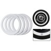 R15 x4 Car White Wall Tire Trims Mickey Insert Tyre