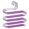 4 Perchas Percha Resistente de Inoxidable, Percha Que Ahorra Espacio,