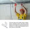 Rebower PE Cable Clip Nail Space Saving Clamp, [for Wire,
