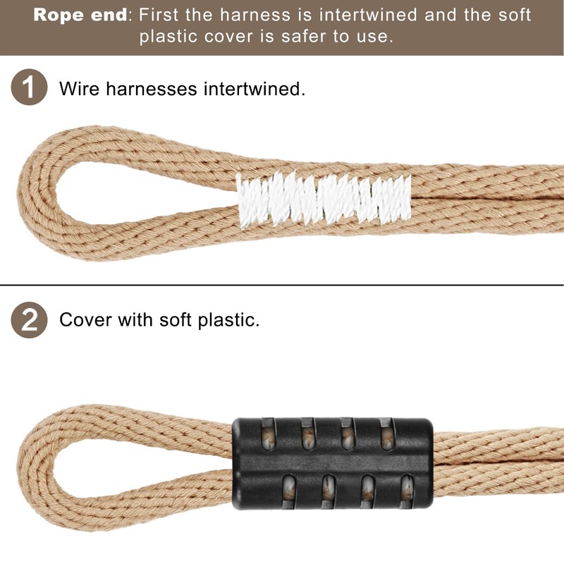 BeneLabel Tree Swing Rope, 240cm Hammock Strap Hanging Kit Polyester