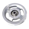 #N/A Solid Pulley Wheel Single Wheel Spin U-Groove Roller Bearing