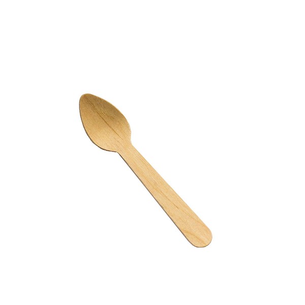 4.5 " Wooden Taster Spoons - Case of 5,000ct