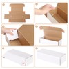 suituts 6 Pack Trading Card Storage Box White Cardboard Storage