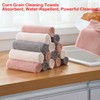 4Pcs Kitchen Cleaning Towels Microfibre – Reusable Cleaning Cloths, Dish