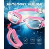 Kids Swim Goggles, Pack of 3 Swimming Goggles for Children