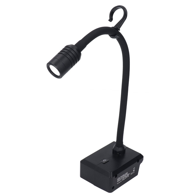 LED Work Light Cordless Gooseneck Lamp 3 Modes Dual USB