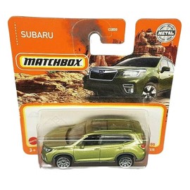 Matchbox - 2019 Subaru Forester - MBX 10/100 - GXM37 - Short Card - Superfast Lesney - Green Metallic Mattel 2020