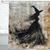 cromcu Witch Shower Curtain with 12 Hooks Waterproof Polyester Witch