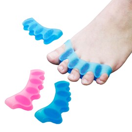 Toe Separators Bunion Corrector Toe Spacers Correcting Yoga Foot Stretcher for Women and Men 1 Pair