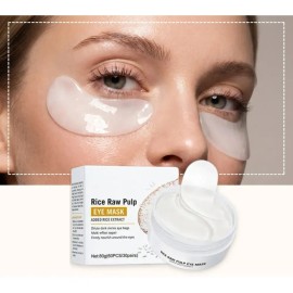 Parches Faciales Hidratantes con Extracto de Arroz Anti-Ojeras y Arrugas Uso Diurno Todo Tipo de Piel