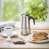 Coffee Fox® Espressokocher aus Edelstahl - Kaffeebereiter Kaffeekocher Espresso-Kanne (6