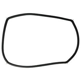 vhbw Door Seal Compatible with Siemens HE13054/47, HE13054/46, HE13044/46, HE13044/45, HE13054/45-45.5 x 33 x 1 cm, with Angle Hook, Black