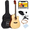 Best Choice Products 41in Full Size Beginner Acoustic Guitar Set