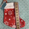 Bunny James Boxes Christmas Stockings 6 Pack Snowflake 10"x8" Red