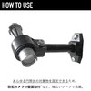 Kouei Kasei KFBS23B-1215 Anti-Vibration Resin Pipe Clamp Bracket Set, 0.9