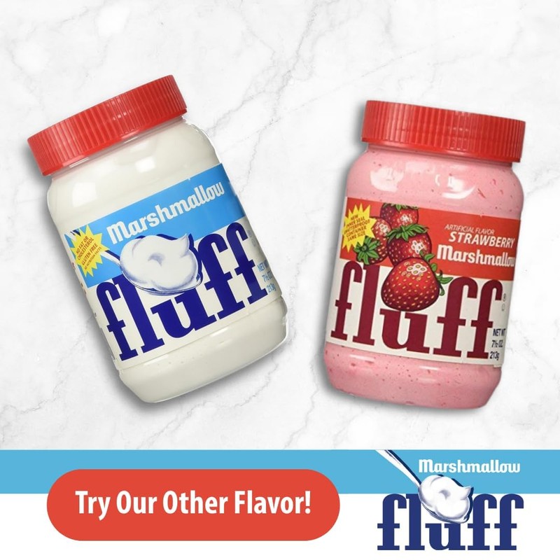 Fluff Marshmallow Spread, Classic Original Flavor, 16oz (Pack of 3)