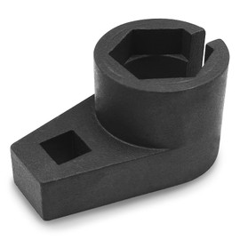 Automotive O2 Oxygen Sensor Socket Offset Wrench Remover Tool, 3/8-Inch Drive, 7/8-Inch (22mm), Wire Gate Accesses Sensor from Side, Preventing Damage to Wires, Universal for Most Models