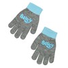 Bluey Big Kids Knit Hat and Gloves Set (Grey, One