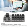 15 Keys 3 Knobs Programmable Keypad Wired USB Wireless Bluetooth