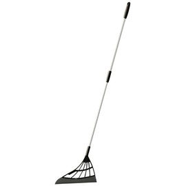 QVC Broombi All-Surface Home Cleaning Broom with Telescopic Pole - Color: Grey