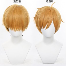 Akixen Miyatsumu Miyatsumu Wig, Cosplay, Anime Hair Net, Fashion Gift, Events, Halloween, Christmas, Heat Resistant, Disguise, School Festival, Cultural Festival, Festival