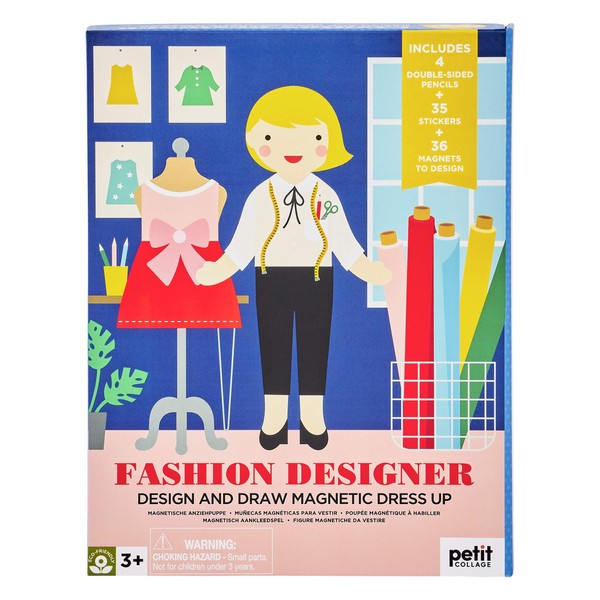 Petit Collage PTC533 Fashion Designer Magnetic Dress-Up, Multicoloured, One Size