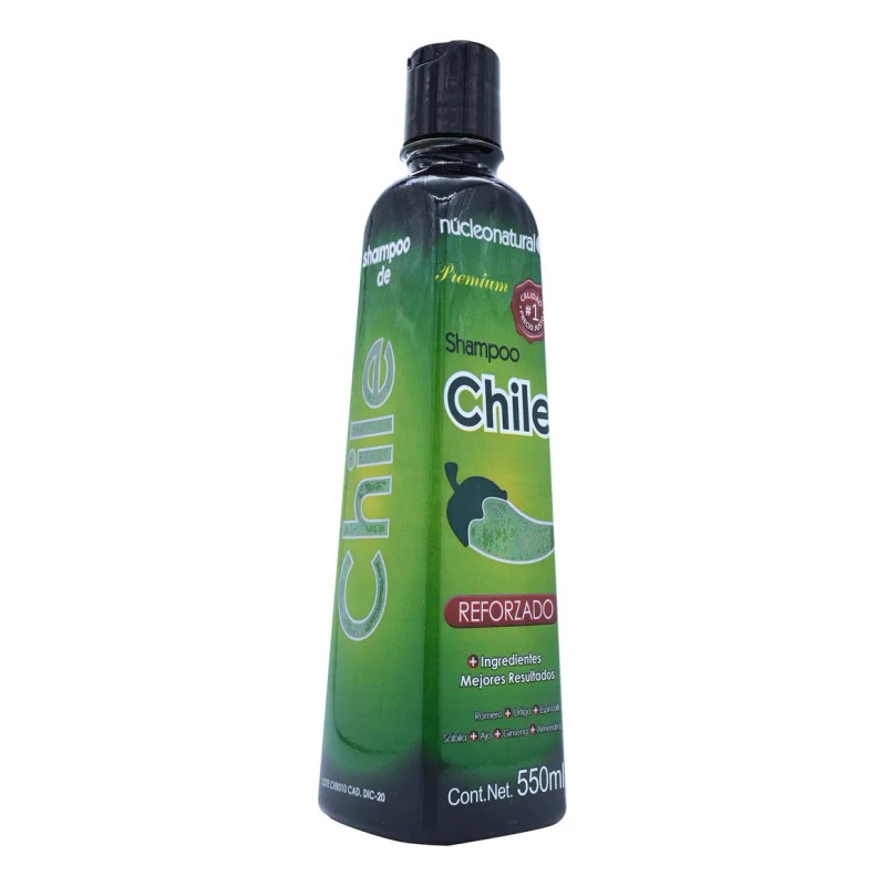 Shampoo De Chile Reforzado Con Ingredientes Anti Caida 550ml