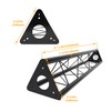 HECASA Universal 5Ft Triangle Truss Lighting Mobile DJ Booth Lighting