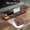 Ecoaterui Ecoaterui Walnut Wood Office Desk Tray Organizer, Walnut Desk