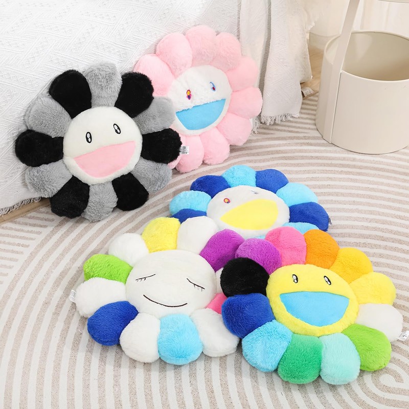 FIONOUT - Flower Pillow, Flower Shaped Pillow, Flower Floor Pillow,