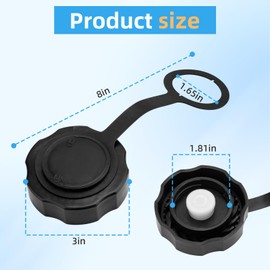 Fuel Tank Cap for Multiquip Mikasa MTX60, MTX70, MTX80 & MTX90, Rammer Fuel Tank Cover Replace Part Number #366350460