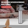 HUHAO 1/2" Shank R10 Seamless Woodworking Router Bit, Arc Bending