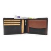 McLean Genuine Leather Wallet with RFID NFC Protection Cowhide Black