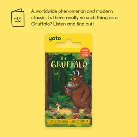 Yoto The Gruffalo by Julia Donaldson - Kids Audiobook Cards for Player & Mini Bluetooth Speaker, Educational Daytime & Bedtime Stories, Singalongs for Children Ages 3+