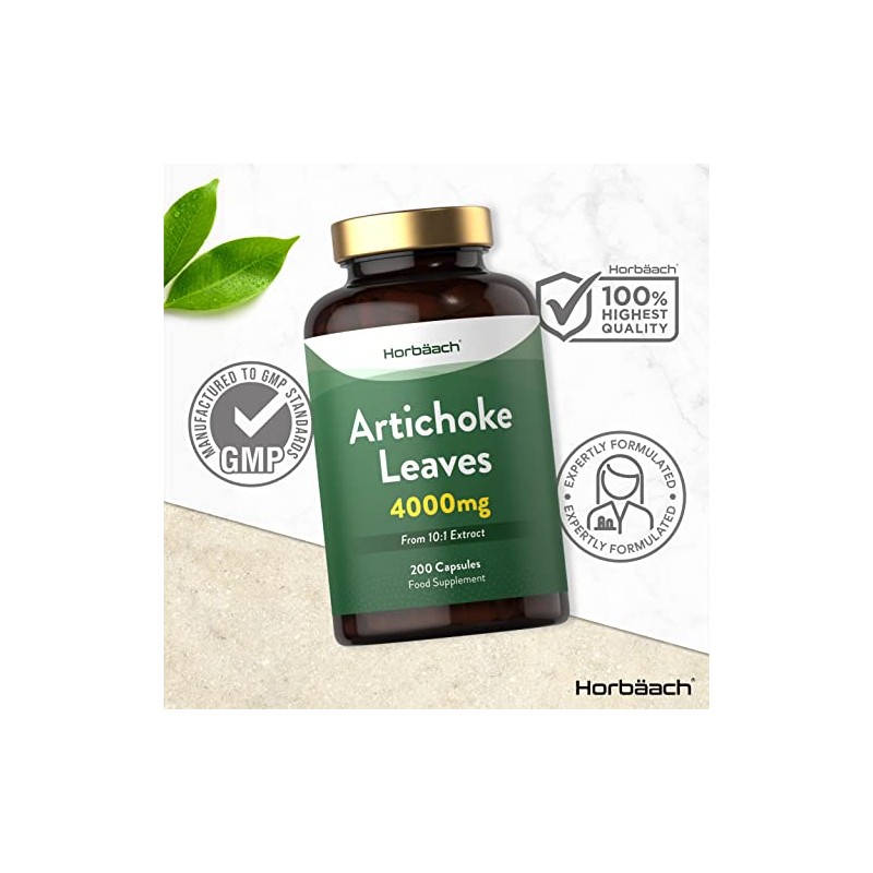 Artichoke Extract Capsules | 4000mg High Strength Leaf | 200