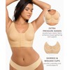 FeelinGirl Minimizer Bras Post Surgery Compression Front Closure Bra Wirefree