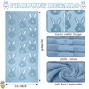 2pcs Easter Bunny Hand Towels Set 100% Cotton Soft Absorbent