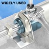 TA-VIGOR 12mm Pneumatic Push to Connect Fittings, G1/4 Male Thread