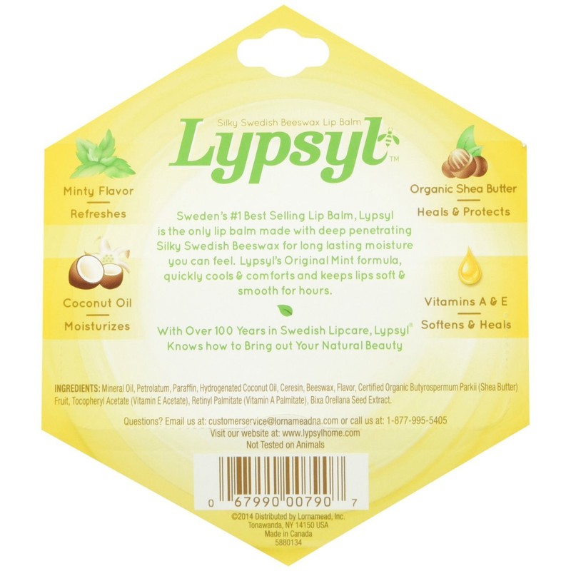 LypSyl LypMoisturizer, Original Mint, 0.1-Ounce, 2 Pack