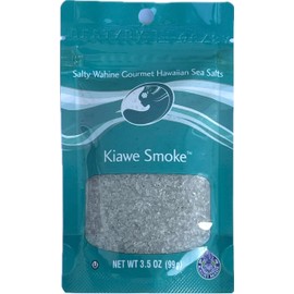 Salty Wahine Gourmet Hawaiian Sea Salts, Kiawe Smoke, Packet