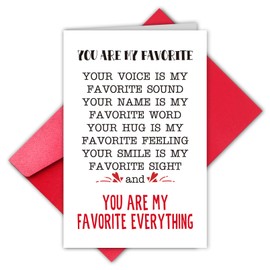 TQDaiker Romantic Poem Valentine’s Day Poem Cards,Sweet Anniversary Card for Husband Wife,Happy Valentines Day Cards for Him Her,Envelope Included.