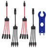 ACEIRMC 2 Pairs Solar Panel Connectors 1 to 4 Y