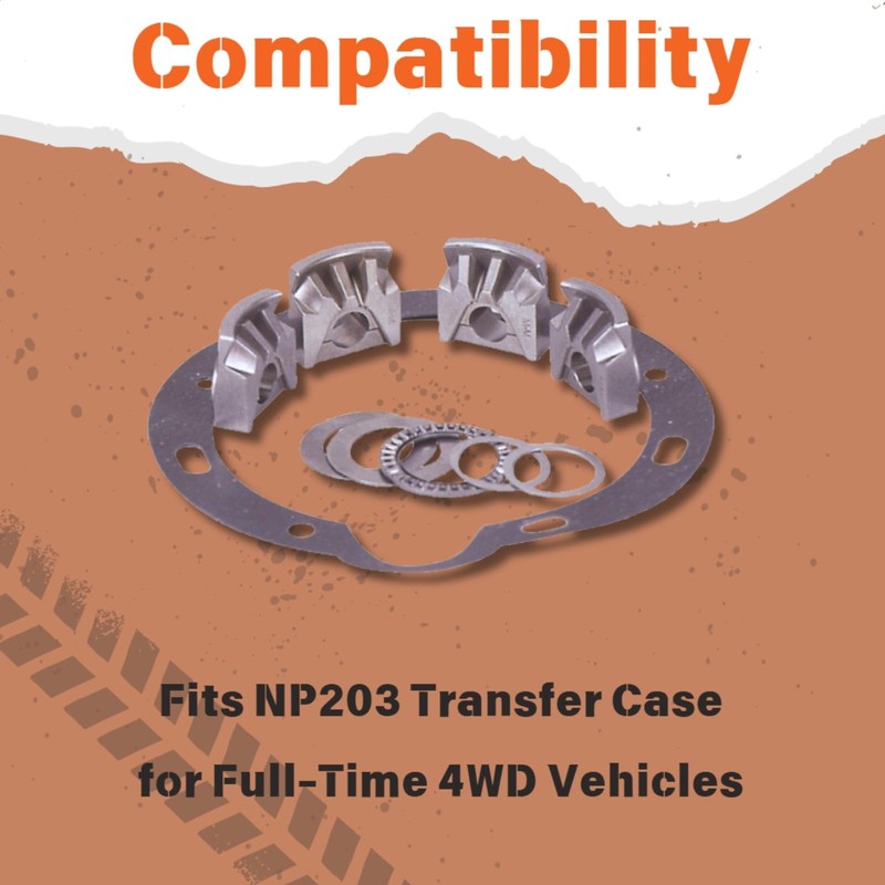 Mile Marker 501 Hubs Conversion Service Kit fits NP203 Transfer