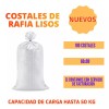 Arval 100 Costales Rafia Lisos 60x90 Nuevos De 50 Kg