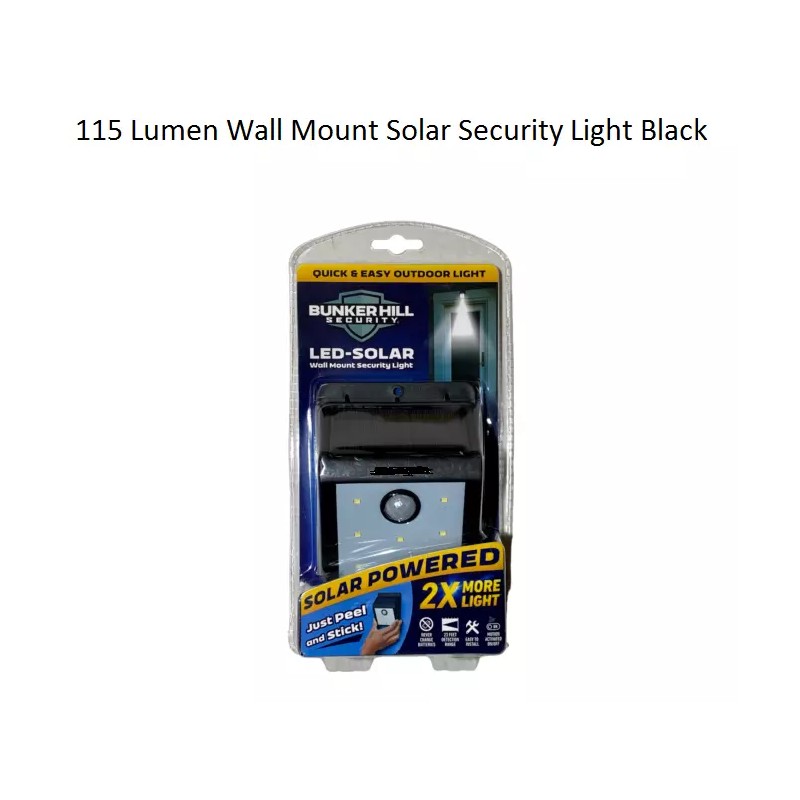 Bunker Hill Security Super Bright SECURITY Motion 115 Lumen Wall
