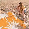 Large Beach Blanket Waterproof Sandproof, 78''×86'' Beach Mat Sand Free
